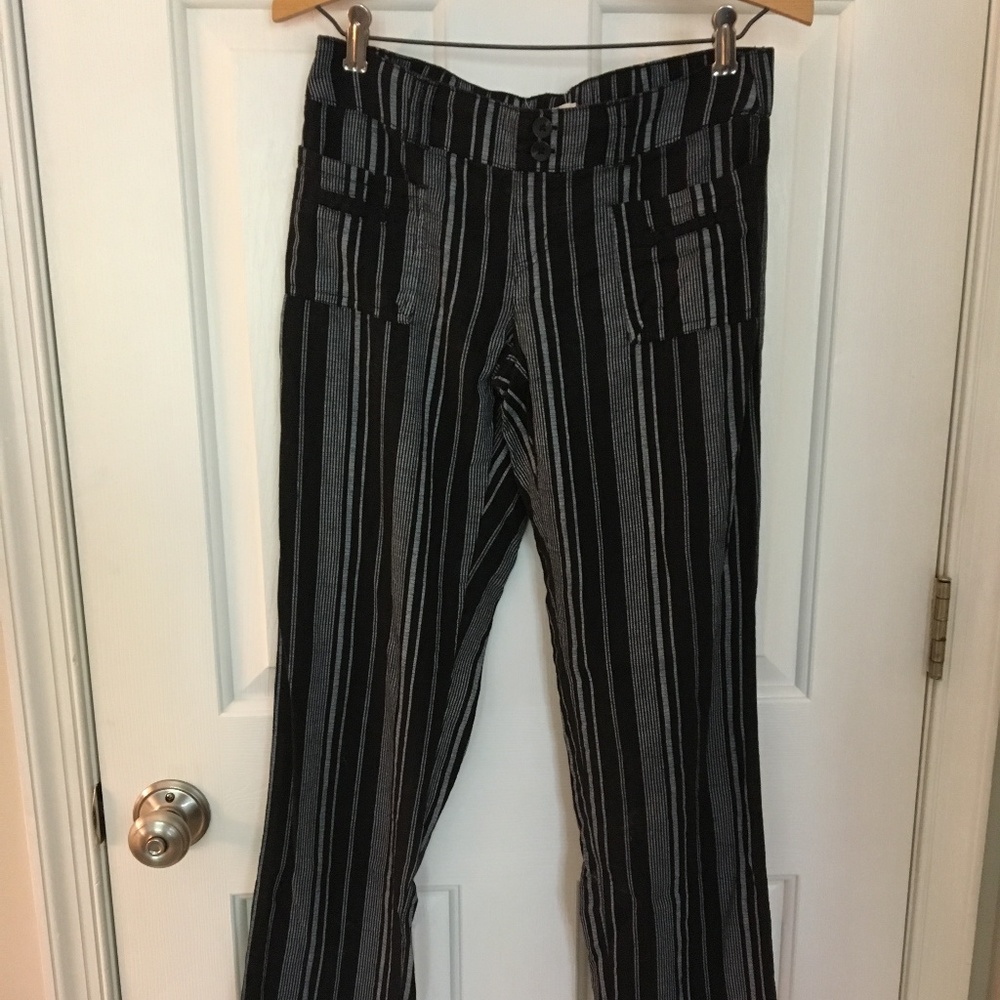 Striped SO Linen Pants